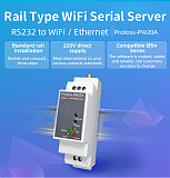 PW20A-M PW20A-H Gateway RS232 to WiFi/Ethernet serial communication server router PW20A