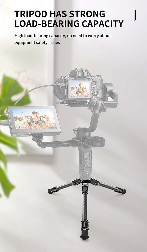 Carbon Fiber Tripod Portable DSLR Small Universal Ultra Light Bracket Photography Tripod For Camera Mobile Phone 