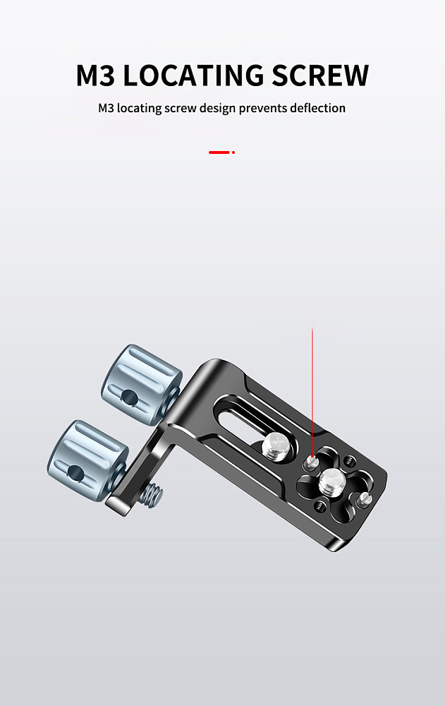 Universal Multi Interface Transmission Transmitter Photography Bracket Cold Boots Quick Disassembly For DJI For 1/4 DSLR camera Cage 