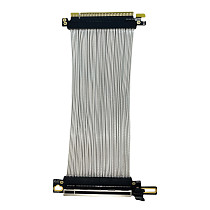 PCIE 5.0 X16 graphics card extension cable, 90 degree right angle GEN5 adapter cable, high-speed lossless soft ribbon cable cable-16AC5