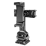 Dual position live streaming teleprompter stand For inscription phone holder dual position mouth broadcast video shooting inscription device horizontal and vertical shooting