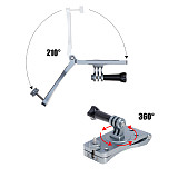 Backpack Strap Clip 360 Degree Rotation Belt Clamp Mount For Gopro Hero 13 12 Insta360 for DJI osmo  Action Camera Accessories