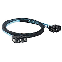 4/6/8 SATA to 4/6/8 sata 4.0 7p Female 90/180 Degree with Braided Mesh for Server Computer Host SSD SATA Hard Disk Adapter Cable