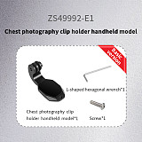 Motorcycle Helmet Chin Adapter Chest Mount Magnetic Holder for Gopro 13 for Insta360 X4 OSMO Action Camera First-view Shooting