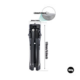 Desktop Mini Tripod Stand with 1/4 Thread for Canon Nikon Sony DSLR SLR Camera Camcorders Smartphone Vlog Handle Grip 3KG Load