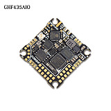 JHEMCU GHF435AIO 20A Flight Controller 2-4S with OSD Baro Blackbox 16MB GPS Built-in ELRS 2.4G CRSF for RC FPV Freestyle Drone