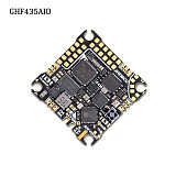 JHEMCU GHF435AIO 20A Flight Controller 2-4S with OSD Baro Blackbox 16MB GPS Built-in ELRS 2.4G CRSF for RC FPV Freestyle Drone