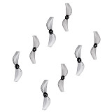 4Pairs (4CW+4CCW) Gemfan 35mmS-3 3-Blade 35mmS-2 2-Blade 35mm PC Propeller 1mm Hole for FPV Tinywhoops DIY Parts