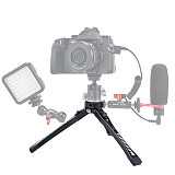 Desktop Mini Tripod Stand with 1/4 Thread for Canon Nikon Sony DSLR SLR Camera Camcorders Smartphone Vlog Handle Grip 3KG Load