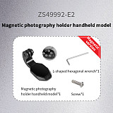 Motorcycle Helmet Chin Adapter Chest Mount Magnetic Holder for Gopro 13 for Insta360 X4 OSMO Action Camera First-view Shooting