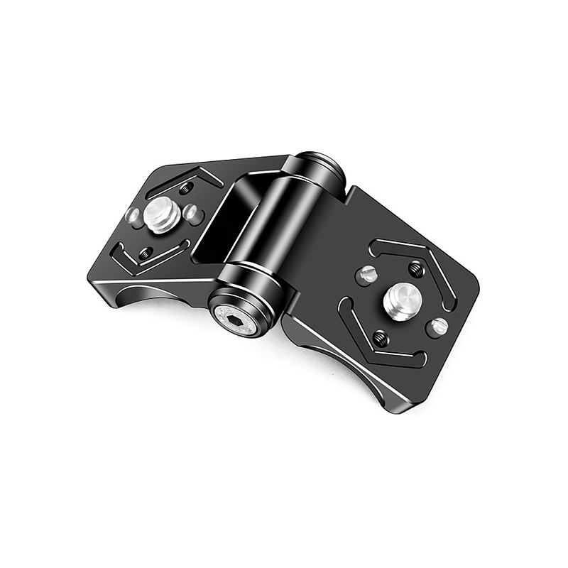 L Plate Holder Folded Arri Positioning Adapter for Monitor Mount V-mounting Plate Camera Cage for DJI SDR Transmitter Bracket