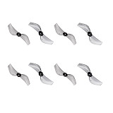 4Pairs (4CW+4CCW) Gemfan 35mmS-3 3-Blade 35mmS-2 2-Blade 35mm PC Propeller 1mm Hole for FPV Tinywhoops DIY Parts