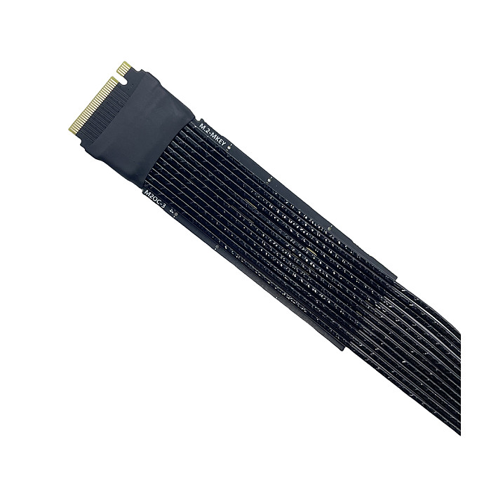 M. 2-to-Oculink Extension Cable NVME to 8611 \ 8612 Adapter Cable PCIE 4.0 X4 gen4 Silver Plated Cable External Graphics Card Dock