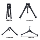 Desktop Mini Tripod Stand with 1/4 Thread for Canon Nikon Sony DSLR SLR Camera Camcorders Smartphone Vlog Handle Grip 3KG Load
