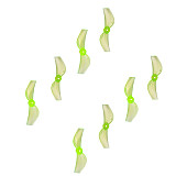 4Pairs (4CW+4CCW) Gemfan 35mmS-3 3-Blade 35mmS-2 2-Blade 35mm PC Propeller 1mm Hole for FPV Tinywhoops DIY Parts