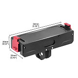 Magnetic Base Quick Release Mount for Insta360 Go 3 GO 3S 1/4  Screw Tripod Adapter Removal Bracket Action Camera Accessories