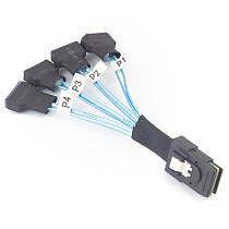Mini SAS SFF-8087 to 4X SATA Male 7P High Speed Data Transfer Cable 1 to 4 0.1m 0.3m 0.5m