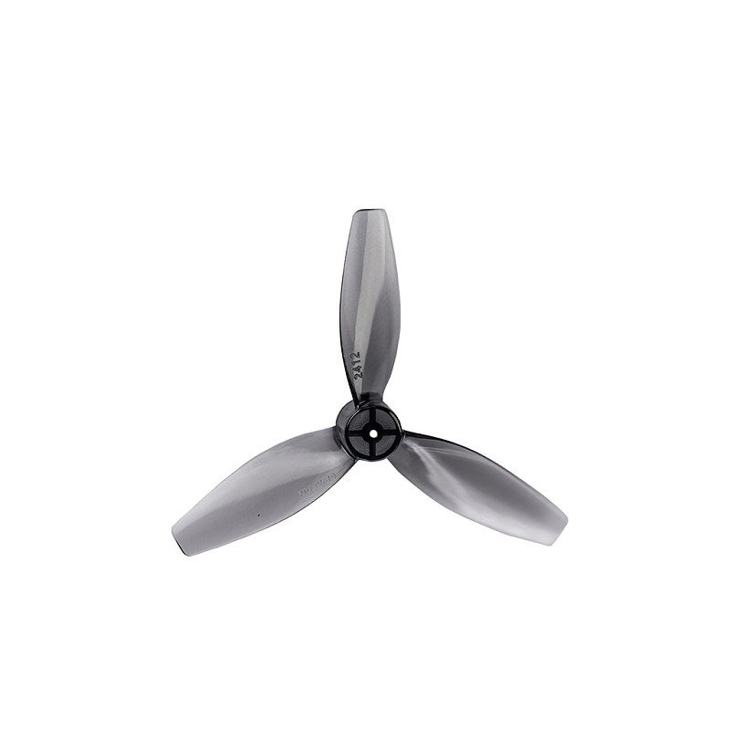 4 pairs (4CW+4CCW) GEMFAN 61mm 2412-3  3-Blade PC Propeller 1.2mm Hole FOR Drone  Part