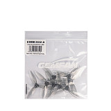 4 pairs (4CW+4CCW) GEMFAN 61mm 2412-3  3-Blade PC Propeller 1.2mm Hole FOR Drone  Part