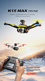 K15 MAX Drone Remote Control With Screen Brushless Long Endurance Remote Control Aircraft Obstacle Avoidance HD aerial photograph