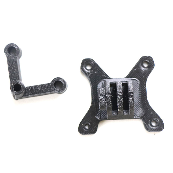 Q4 5IN 230 T3 Carbon Fiber Rack With Protective Frame 5-inch Wide X-shaped