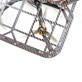 Q4 5IN 230 T3 Carbon Fiber Rack With Protective Frame 5-inch Wide X-shaped