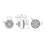 SoloGood 1404-3800KV 3-4S Brushless Motor /APEX EVO DC 5-inch 3K Frame DC Version Mini FPV Crossing Aircraft with O3 Sky End