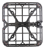Q4 5IN 230 T3 Carbon Fiber Rack With Protective Frame 5-inch Wide X-shaped