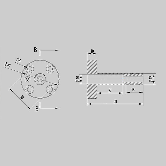 Happymodel Adjustable Pitch Modular 18’ Propeller ASP 400 Shaft Nut Shaft Pressure Plate