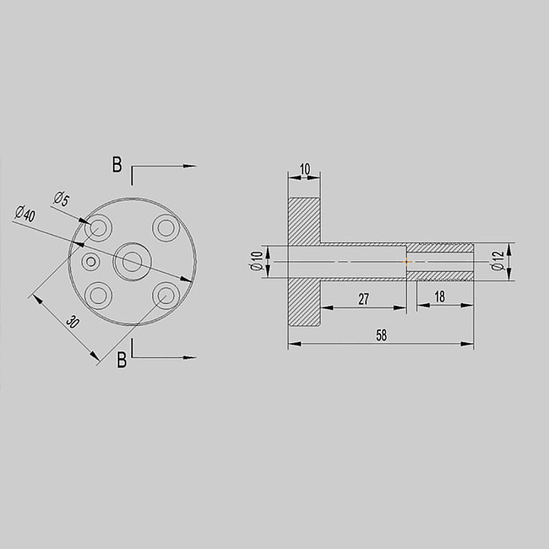 Happymodel Adjustable Pitch Modular 18’ Propeller ASP 400 Shaft Nut Shaft Pressure Plate