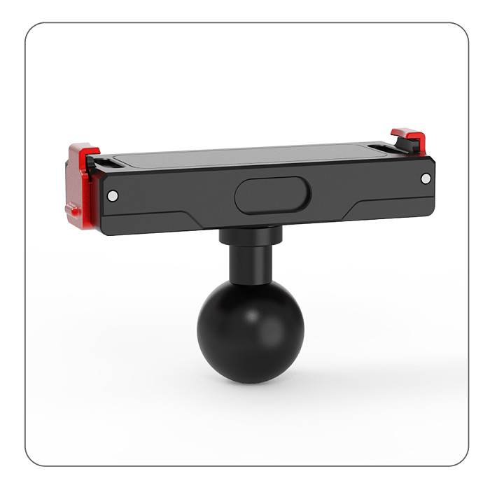 Bike Bicycle Clamp with 17mm Ball Head Adapter Magnetic Quick Mount for Insta360 Go3 Go3S for DJI OSMO 360 Action 5Pro Camera Accessories