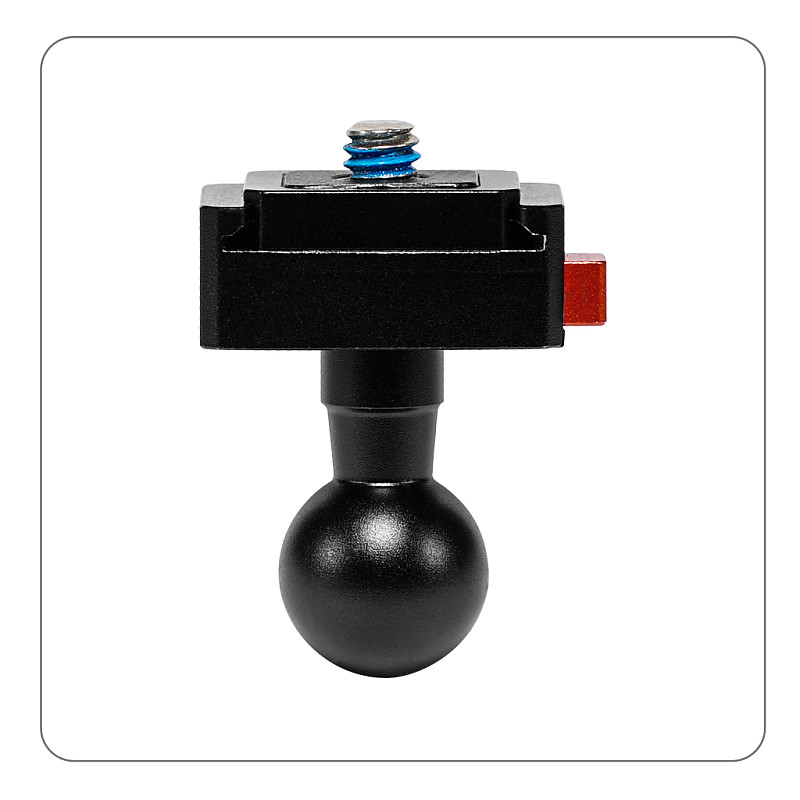 Bike Bicycle Clamp with 17mm Ball Head Adapter Magnetic Quick Mount for Insta360 Go3 Go3S for DJI OSMO 360 Action 5Pro Camera Accessories