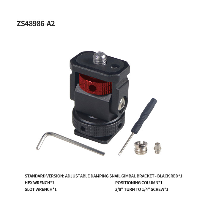 BGNING Swivel and Tilt Monitor Holder EVF Mount with 1/4  Screw ARRI Locating Pin for DJI OSMO 360 DSLR Camera Field Microphone Flash Light Bracket