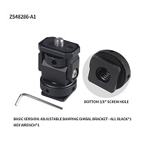 BGNING Swivel and Tilt Monitor Holder EVF Mount with 1/4  Screw ARRI Locating Pin for DSLR Camera Field Microphone Flash Light Bracket