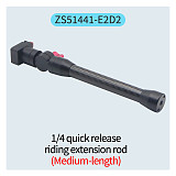 Magnetic Cycling Bracket Quick Release Aluminum Alloy Selfie Stick Extension Rod 1/4 Arri Positioning Hole 360° for Insta360 ACE X3/GOPRO 12/DJI OSMO 360Pocket3