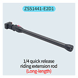 Magnetic Cycling Bracket Quick Release Aluminum Alloy Selfie Stick Extension Rod 1/4 Arri Positioning Hole 360° for Insta360 ACE X3/GOPRO 12/DJI OSMO 360Pocket3