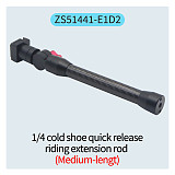 Magnetic Cycling Bracket Quick Release Aluminum Alloy Selfie Stick Extension Rod 1/4 Arri Positioning Hole 360° for Insta360 ACE X3/GOPRO 12/DJI OSMO 360Pocket3