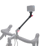 Magnetic Cycling Bracket Quick Release Aluminum Alloy Selfie Stick Extension Rod 1/4 Arri Positioning Hole 360° for Insta360 ACE X3/GOPRO 12/DJI OSMO 360Pocket3