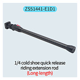 Magnetic Cycling Bracket Quick Release Aluminum Alloy Selfie Stick Extension Rod 1/4 Arri Positioning Hole 360° for Insta360 ACE X3/GOPRO 12/DJI OSMO 360Pocket3