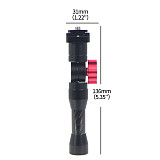 Magnetic Cycling Bracket Quick Release Aluminum Alloy Selfie Stick Extension Rod 1/4 Arri Positioning Hole 360° for Insta360 ACE X3/GOPRO 12/DJI OSMO 360Pocket3