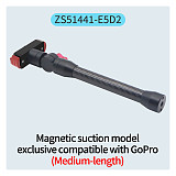 Magnetic Cycling Bracket Quick Release Aluminum Alloy Selfie Stick Extension Rod 1/4 Arri Positioning Hole 360° for Insta360 ACE X3/GOPRO 12/DJI OSMO 360Pocket3