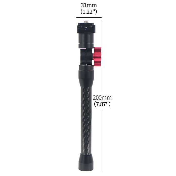 Magnetic Cycling Bracket Quick Release Aluminum Alloy Selfie Stick Extension Rod 1/4 Arri Positioning Hole 360° for Insta360 ACE X3/GOPRO 12/DJI OSMO 360 Pocket3 POCKET4