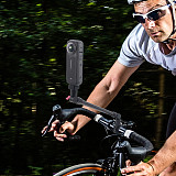 Magnetic Cycling Bracket Quick Release Aluminum Alloy Selfie Stick Extension Rod 1/4 Arri Positioning Hole 360° for Insta360 ACE X3/GOPRO 12/DJI OSMO 360Pocket3