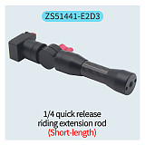 Magnetic Cycling Bracket Quick Release Aluminum Alloy Selfie Stick Extension Rod 1/4 Arri Positioning Hole 360° for Insta360 ACE X3/GOPRO 12/DJI OSMO 360Pocket3