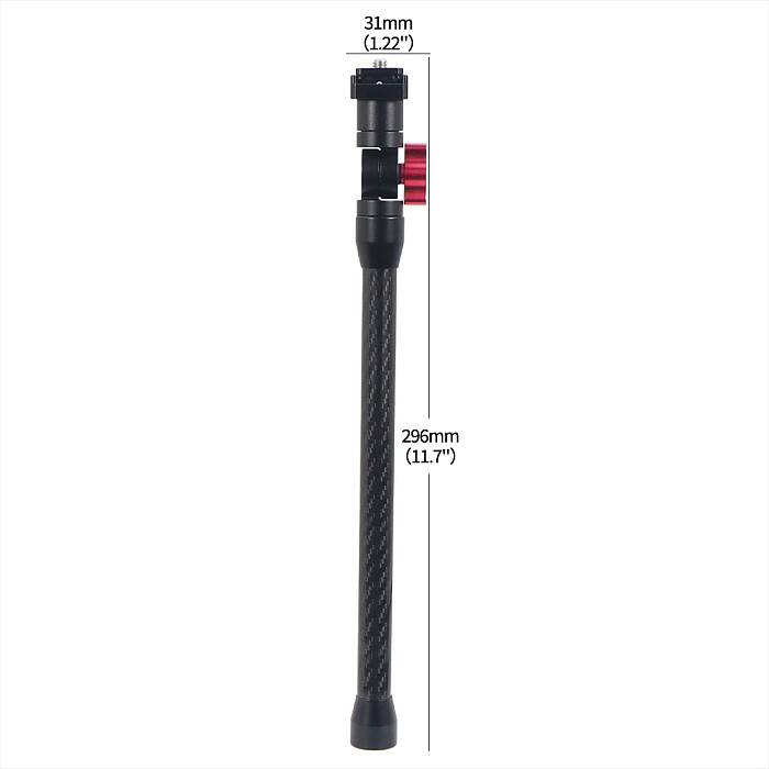 Magnetic Cycling Bracket Quick Release Aluminum Alloy Selfie Stick Extension Rod 1/4 Arri Positioning Hole 360° for Insta360 ACE X3/GOPRO 12/DJI OSMO 360 Pocket3 POCKET4