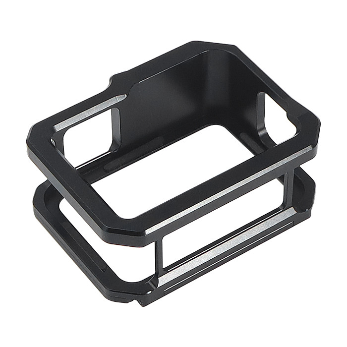 Magnetic Quick Installation Protection Frame Aluminum Alloy Expansion Frame Camera Cage CNC Machining Dual Cold Shoe Holder For GOPRO13/12/11/10/9 Sports Camera