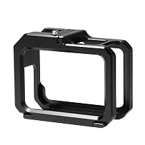 Magnetic Quick Installation Protection Frame Aluminum Alloy Expansion Frame Camera Cage CNC Machining Dual Cold Shoe Holder For GOPRO13/12/11/10/9 Sports Camera