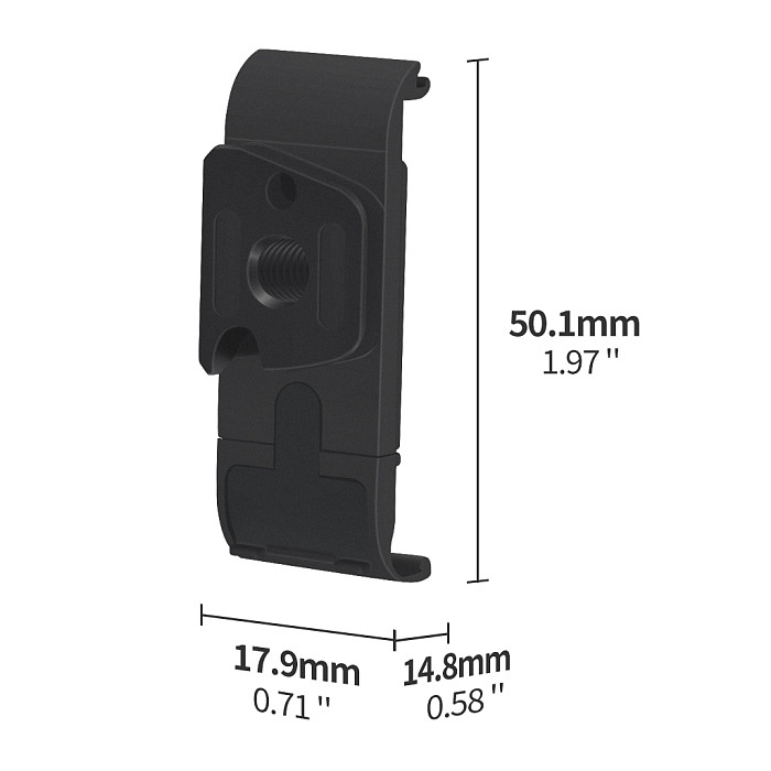 Magnetic Quick Installation Protection Frame Aluminum Alloy Expansion Frame Camera Cage CNC Machining Dual Cold Shoe Holder For GOPRO13/12/11/10/9 Sports Camera
