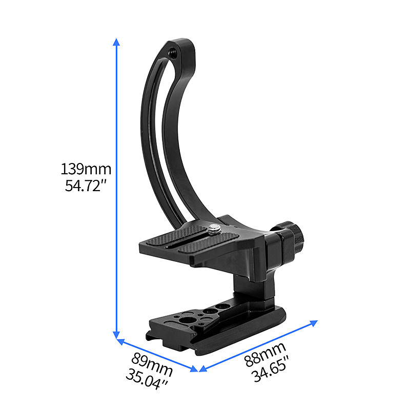 Aluminum Multi-Expansion Quick Release Plate Anti-Drop Dovetail Plate 38mm Dovetail Slot Arri Anti Deflection Suitable for tripods with 1/4, standard Arca heads, for Canon Nikon DSLR Microslr Cameras