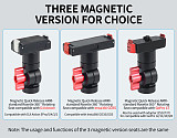 360 Swivel Tripod Head Adapter Magnetic Base for GOPRO 13 for DJI OSMO 360 ACTION5 PRO POCKET4 Insta360 Go3/Go3s Action Camera Bracket 10KG Load